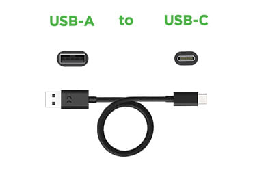 Authentic Short 8inch USB Type-C Cable for Motorola One Fusion Plus Also Fast Quick Charges Plus Data Transfer! White 