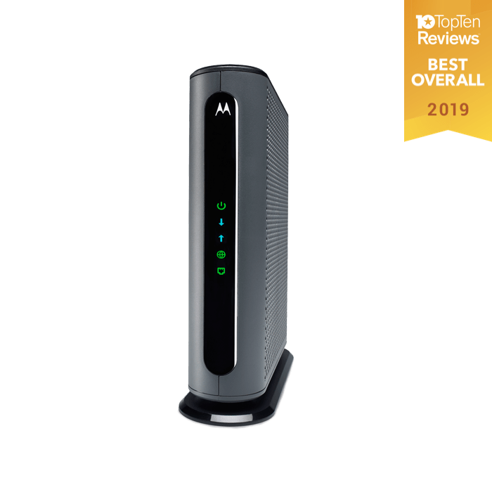 Motorola MB7621 Cable Modem Approved for Comcast Xfinity and Cox AC2200 Smart Wi-Fi Router with Extended Range Separate Modem and Router Bundle Charter Spectrum 
