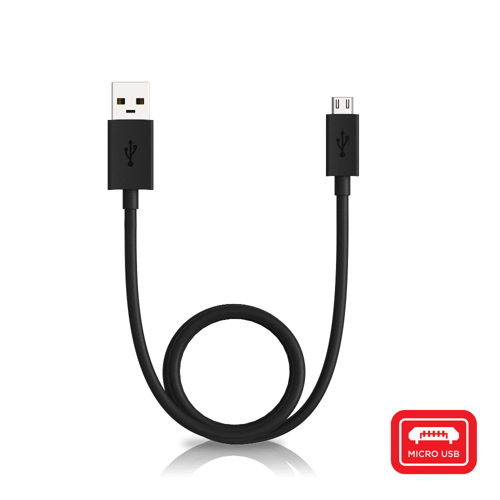 USB-A to Micro-USB-Black