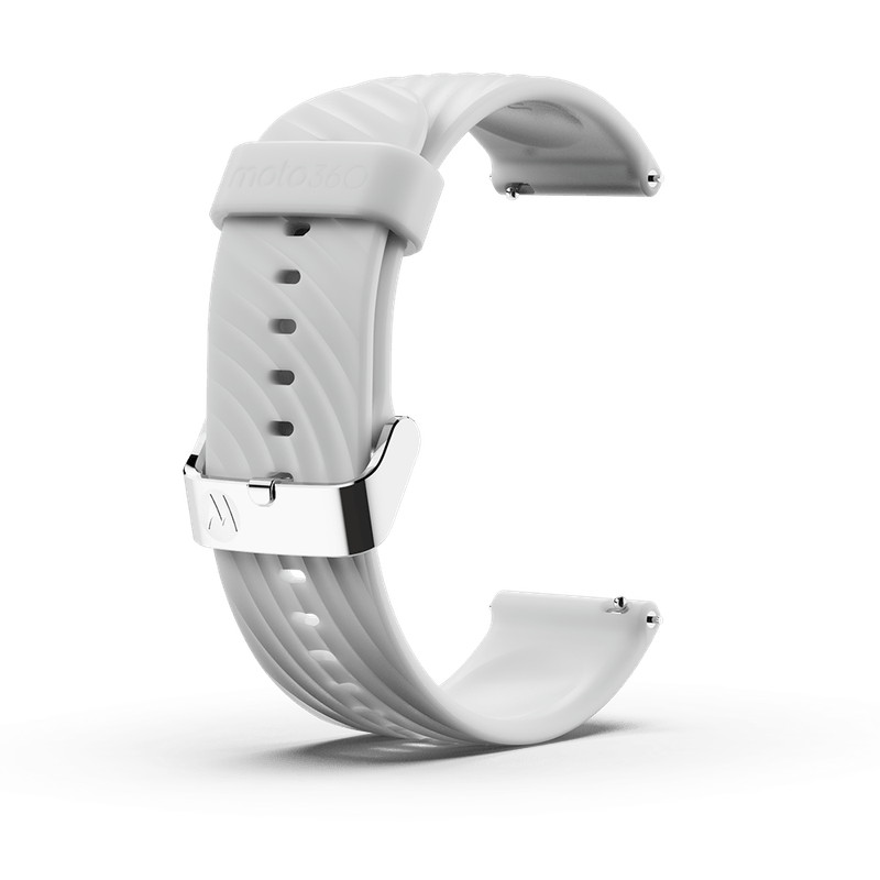 Moto360 High Impact Silicone Band White US Motorola