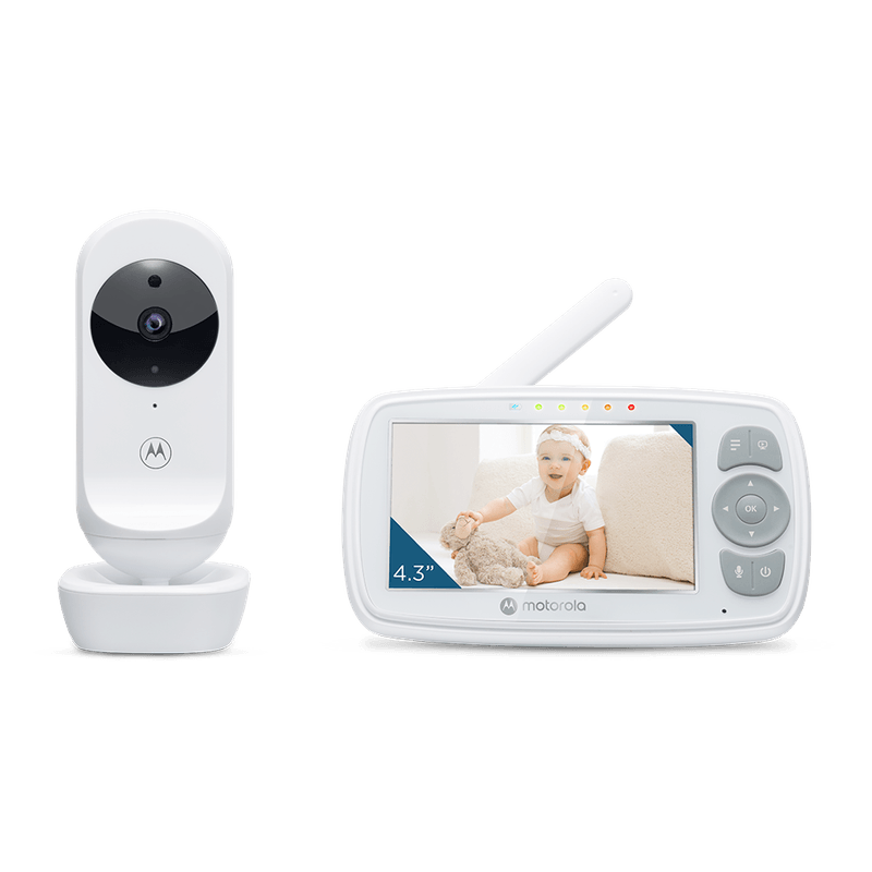 4.3 Inch Wireless Video Baby Monitor With Remote Pan Tilt Camera Two Way  Intercom Auto Night Vision Kids Security Surveillance