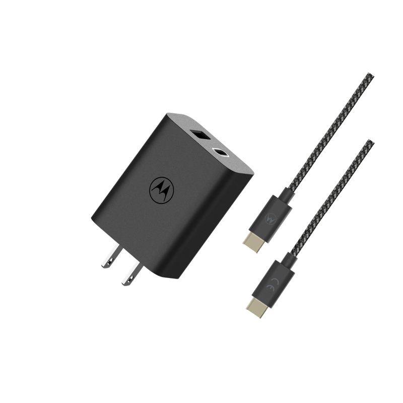 Motorola TurboPower™ 18 Wall Charger with USB-C Data Cable