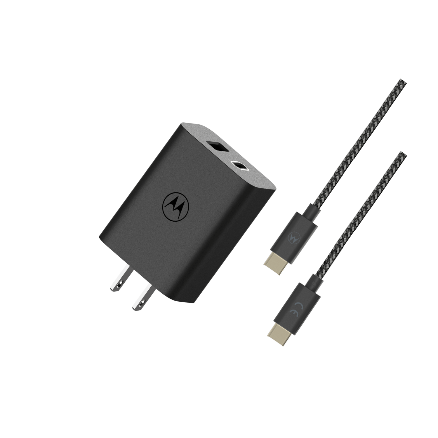 Motorola TurboPower™ Share 50W Wall Charger with USB-C Data Cable
