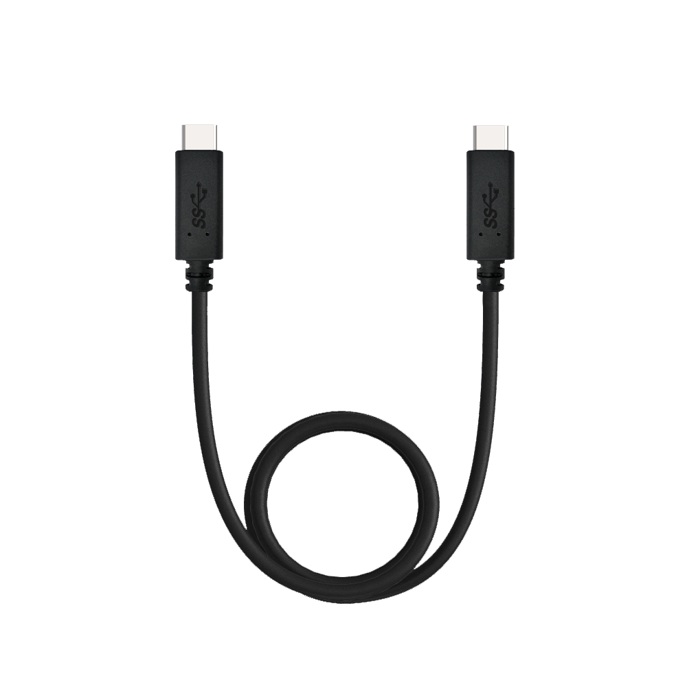 Motorola Essentials USB3.1 5 Amp  USB-C to USB-C Data/Charging Cable - 3.3ft/1m Black