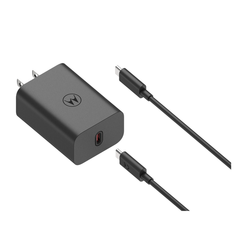 Motorola Data/Charging Cable USB-A to USB-C - Black (3.3 ft) - Motorola