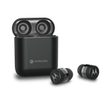 Motorola Moto Buds 120 - Auriculares Bluetooth inalámbricos verdaderos con  micrófono y funda de carga compacta, resistentes al agua, voz y control