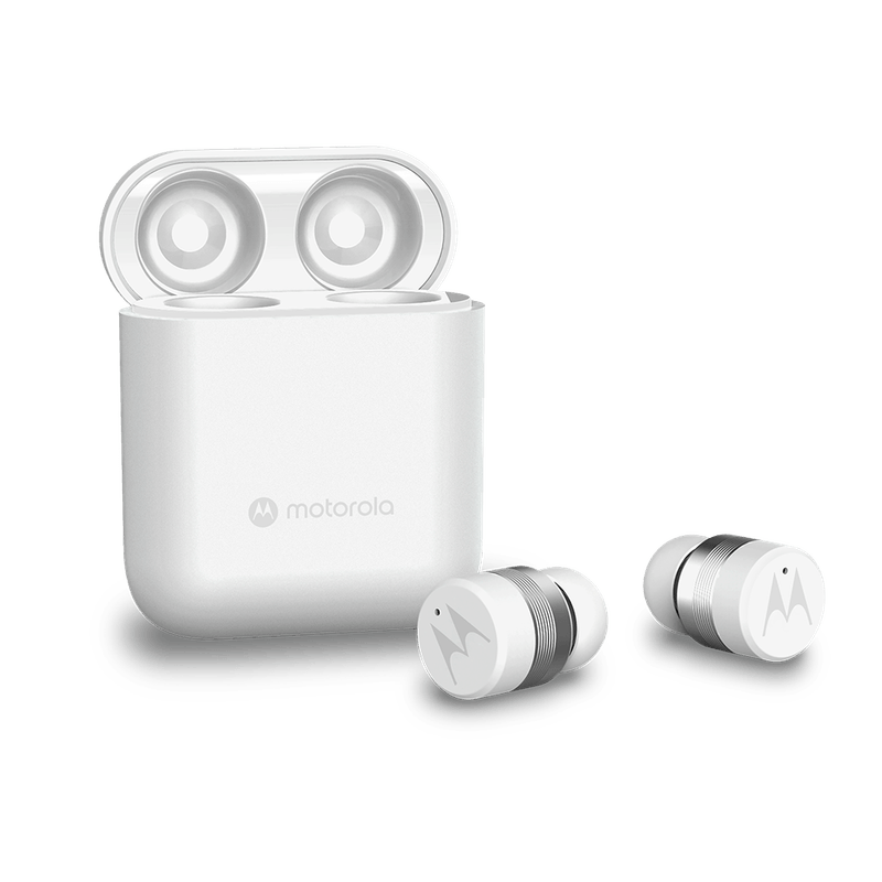 Motorola Moto Buds 120 - Auriculares Bluetooth inalámbricos verdaderos con  micrófono y funda de carga compacta, resistentes al agua, voz y control