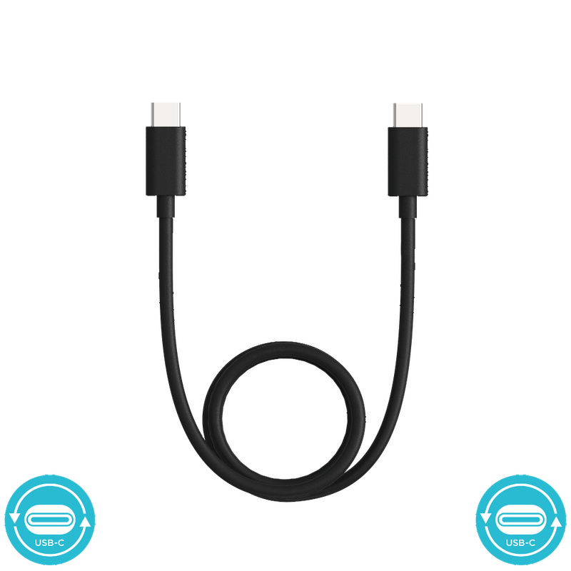 GE 6.5 ft. USB-C to USB-A Charge and Sync Cable, Black 33780 - The