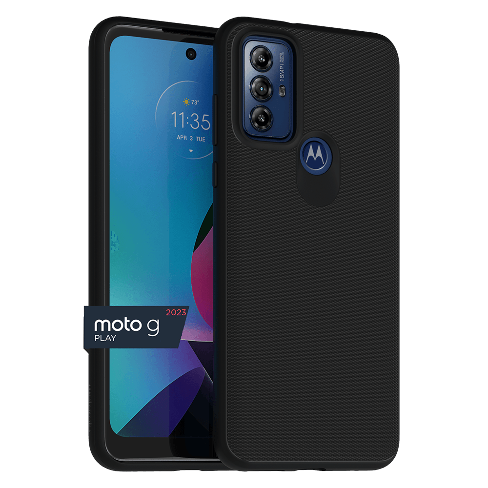 George Stevenson Esencialmente zoo Motorola Moto G Play (2023) Textured Protective Case- Black - Motorola