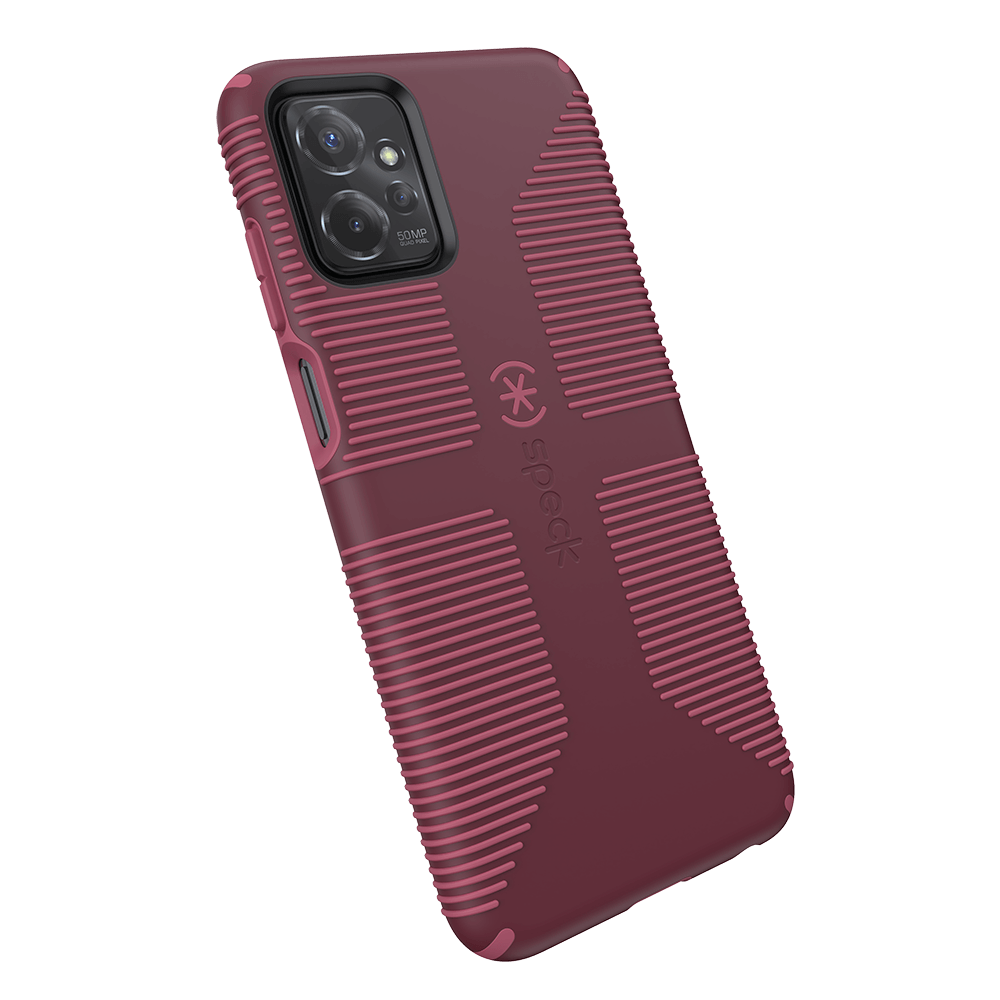 Speck ImpactHero Grip Moto G Power 5G(2023) - Rusty Red/Currant Red/Black