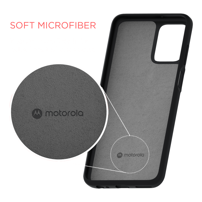 Moto G Power 5G (2023) Soft Protective Case with Microfiber Interior