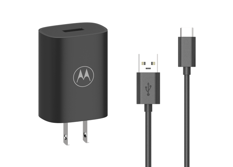 Motorola TurboPower™ 18W Wall Charger with USB-C Data Cable