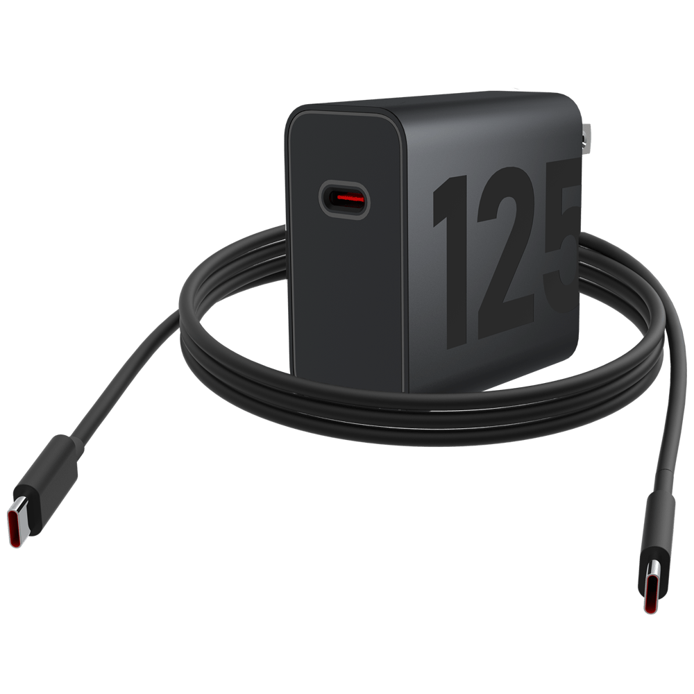 Motorola TurboPower™ 125W Wall Charger with 6.5 Amp USB-C Cable