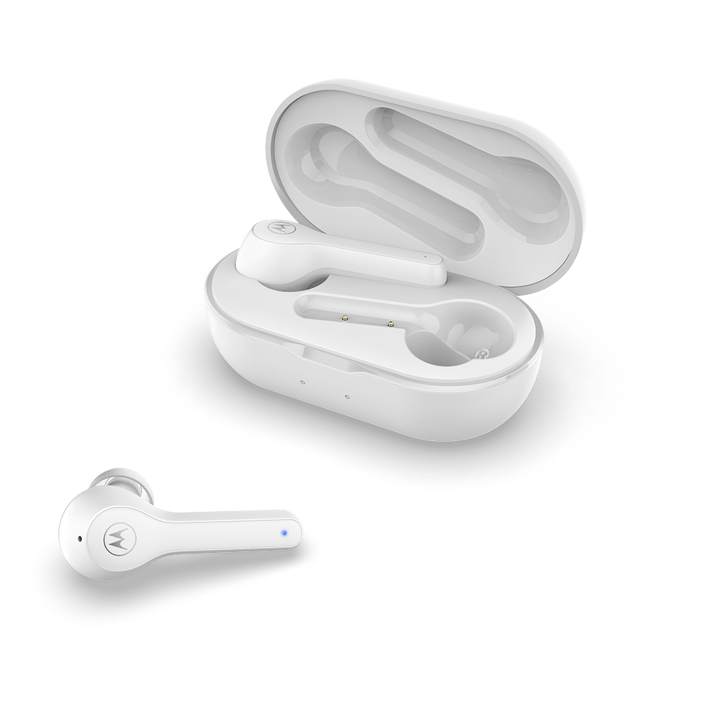 Motorola Motobud 085 White True Wireless Bluetooth Earbuds