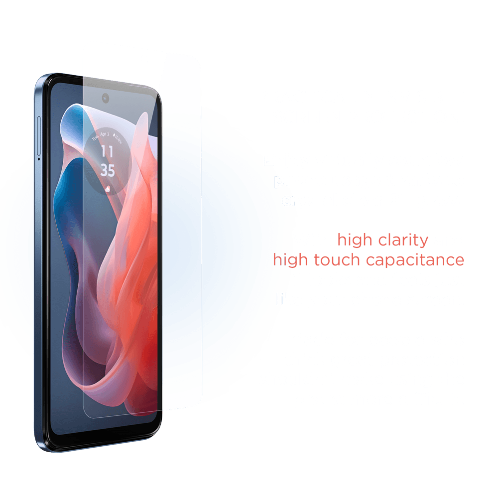 Motorola Essentials Glass Screen Protector for Moto G Play (2024