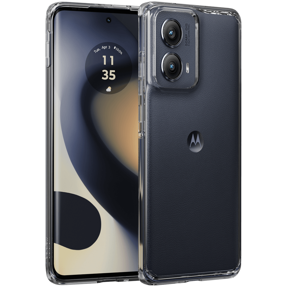 Motorola Edge 2024 Hybrid Crystal Clear Case