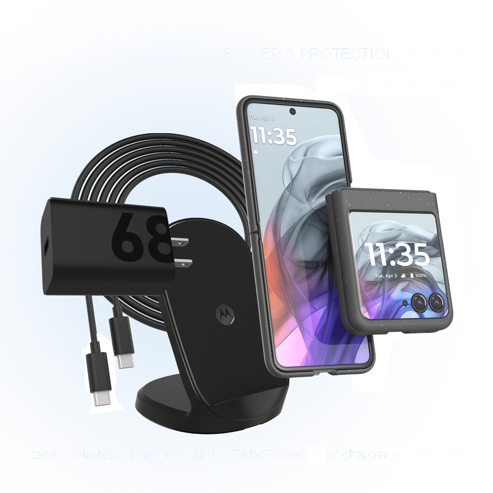 Motorola Razr 2024 Power & Protection Bundle