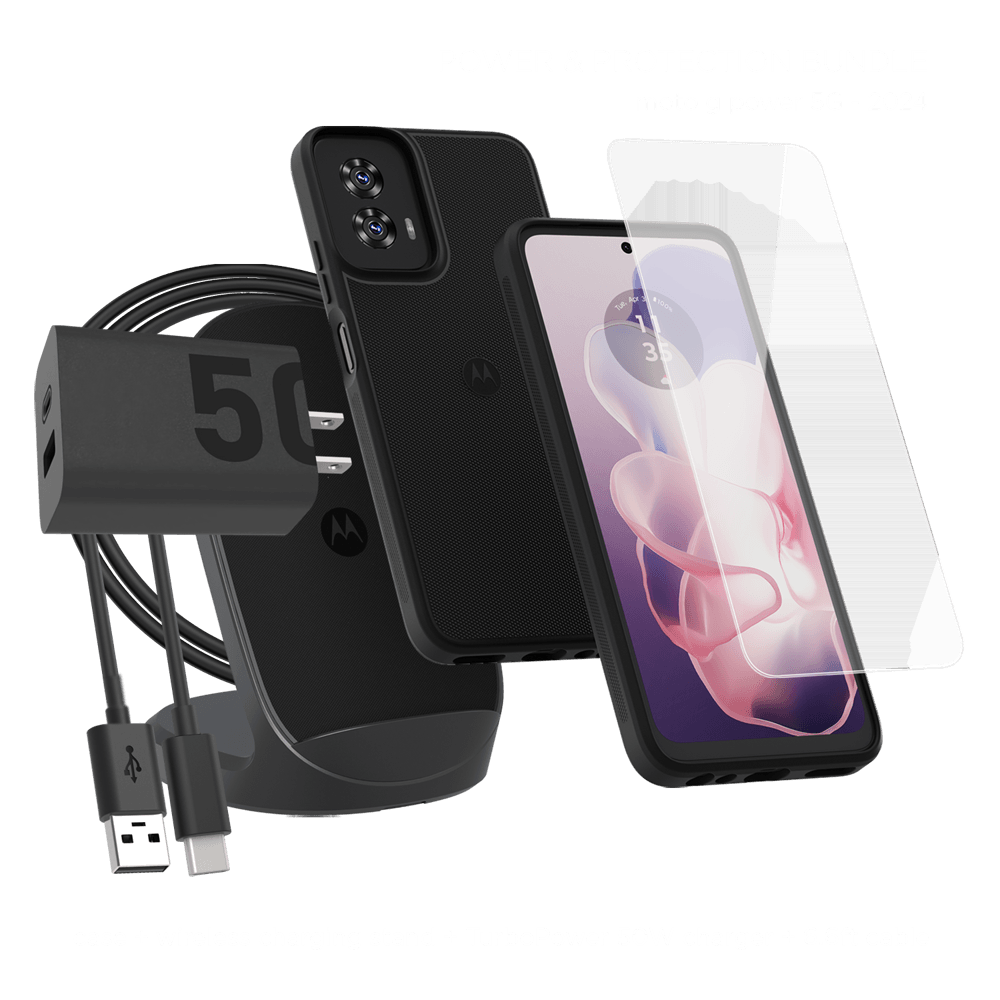 Moto G Power 5G 2024 Power & Protection Bundle